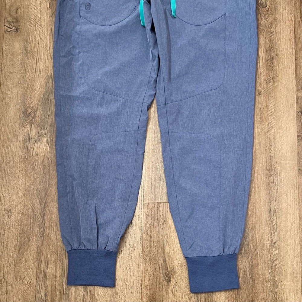 Zamora Jogger Scrub Pants Drawstring in Marine Callao  W20SW2009 Womens L - Picture 4 of 9